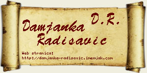 Damjanka Radisavić vizit kartica